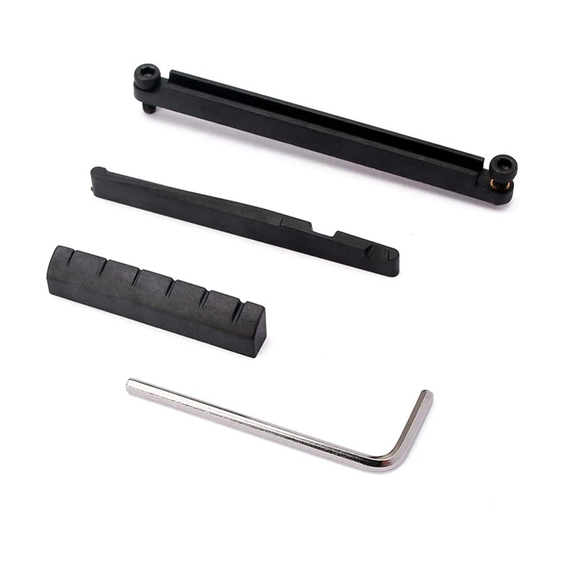 Гитара мост седло и Гайка Замена костная Седло с ферменной штангой гаечный ключ