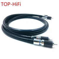 top hifi pair 2rca male cable rcabalanced reference interconnect audio cable rhodium plated plug for monster wire