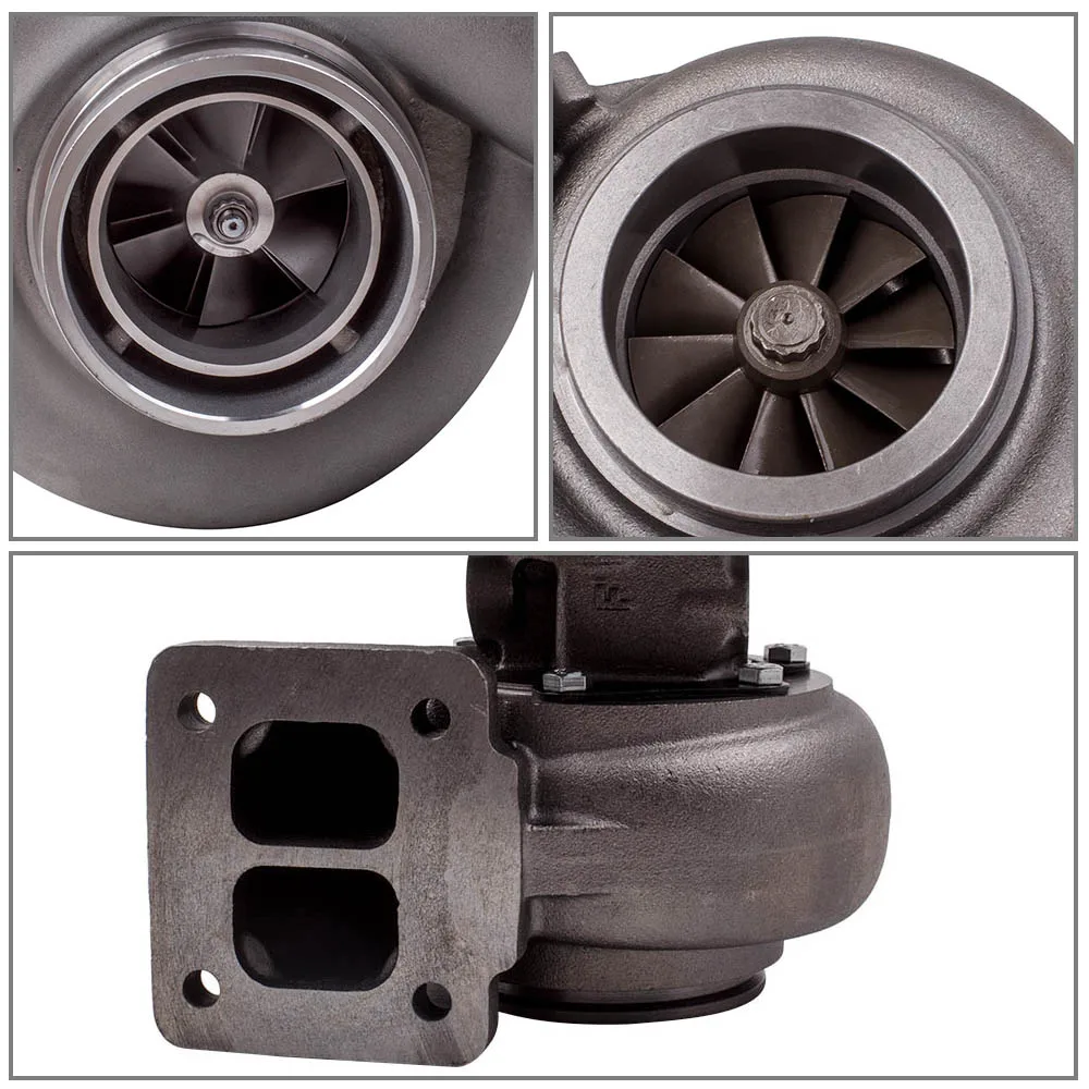 Турбокомпрессор GT45 T4. 66 A/R Com 1 05 V-band 600 + 78 Trim HP Boost Racing Turbo 4 Bolt | Автомобили и