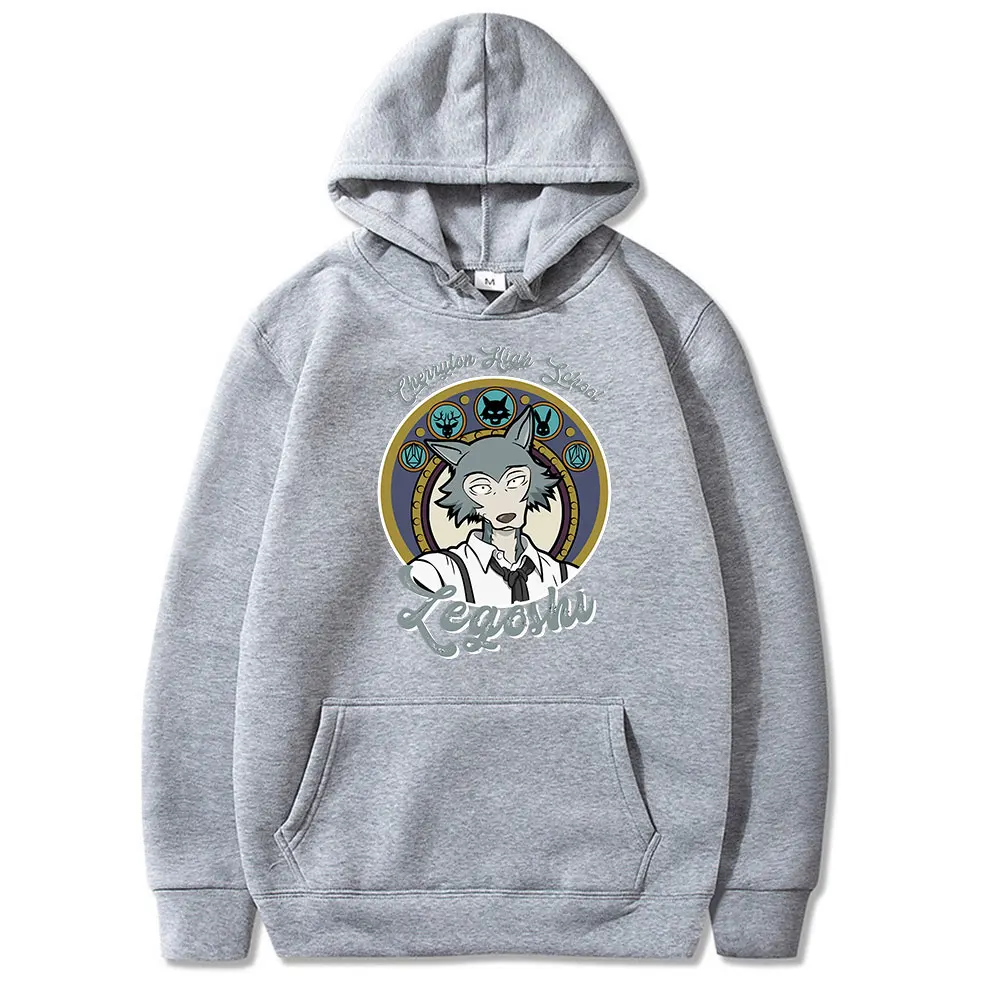 

Hot Sale couple Hoodies Beastars Wolf Beastars Wolf print Couple Clothing Four Season Cotton Hoodie Popular Oversize Streetwear