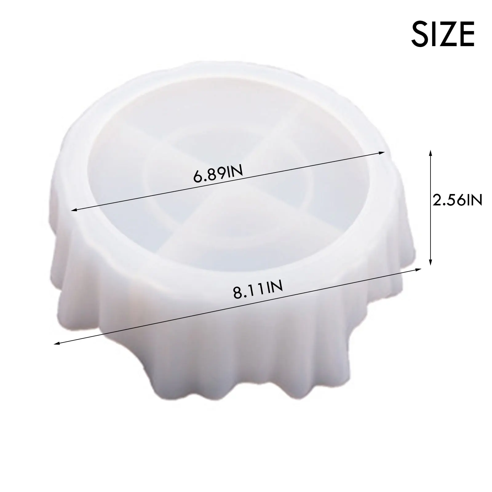 

DIY Epoxy Resin Silicone Molds Flower Pot Stand Tray Mould Casting Making Craft