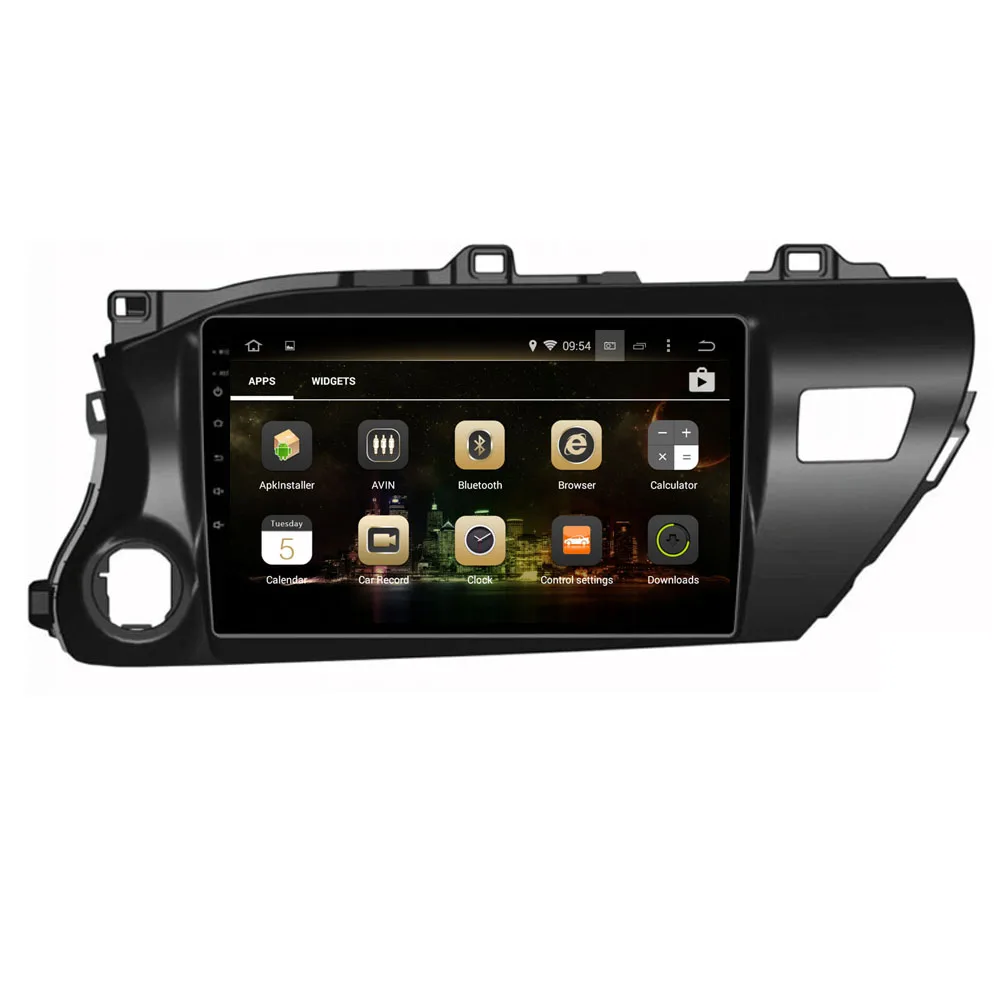 Android 9 0 Восьмиядерный PX6/PX5 подходит для Toyota Hilux 2016 2019 автомобильный dvd плеер