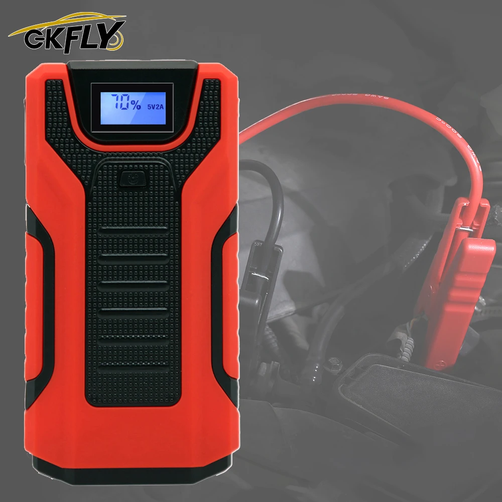 

GKFLY Emergency 1200A Starting Device 16000mAh 12V Car Jump Starter Power Bank Petrol Diesel Car Charger For Car Battery Booster