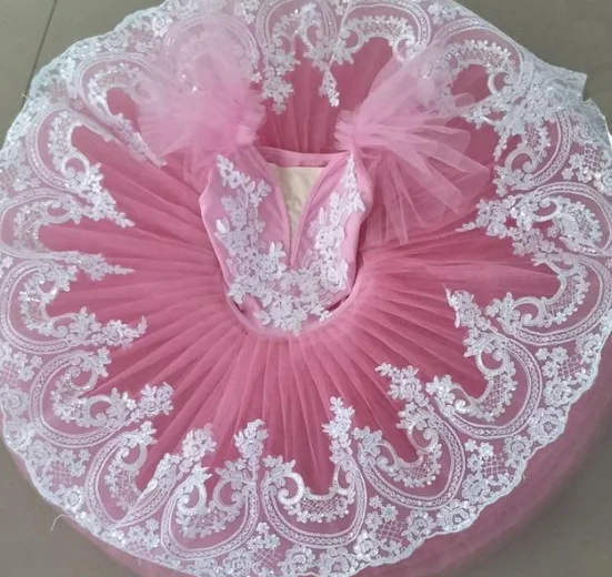 

White Pearl Adult Professional Ballet Tutu Performance Dancewear Child Kids Girls Ballet Dress Ballerina Party Halloween Costume