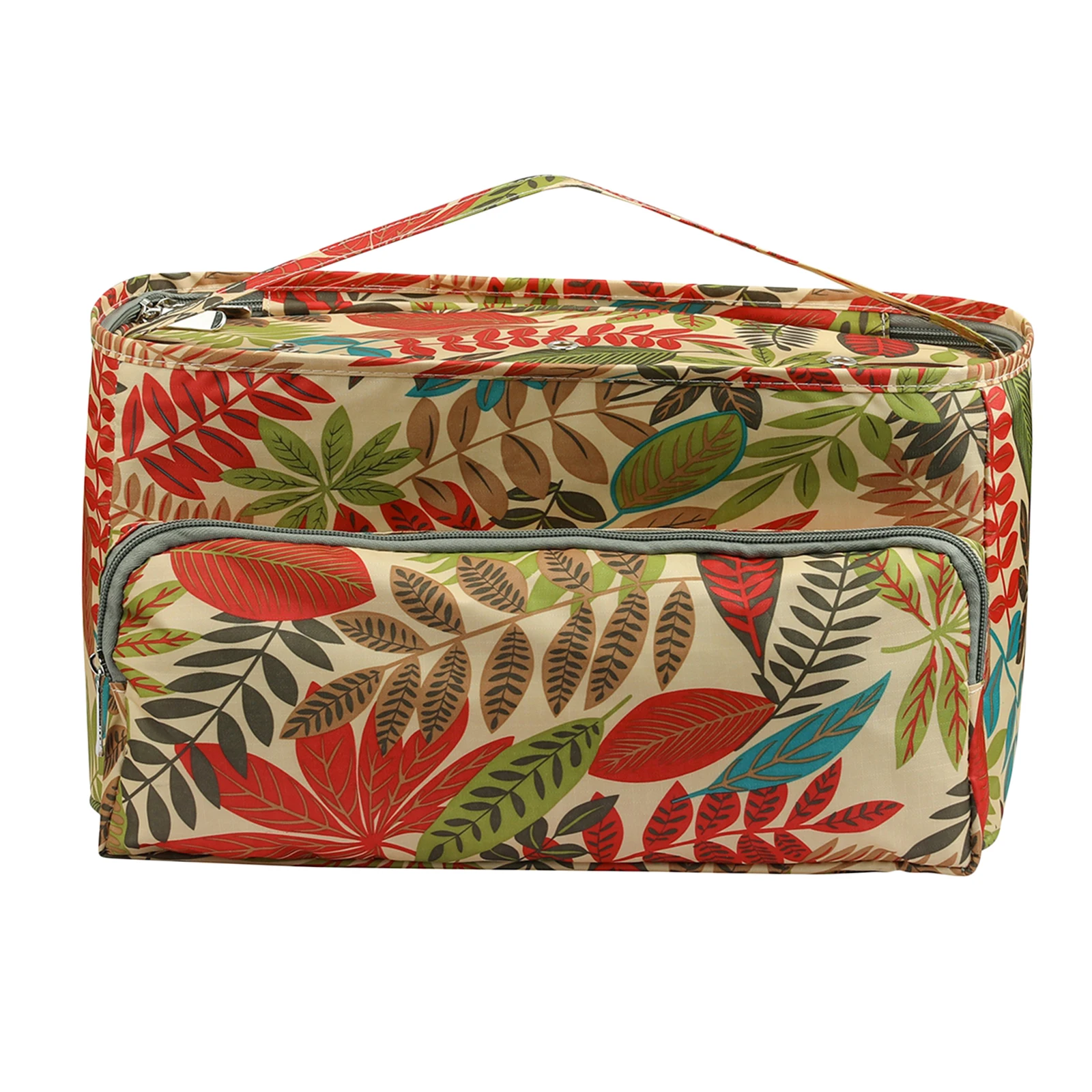 

Lightweight Knitting Bag Large Size Tote Bag Holder with Zipper and Pocket for Needles Crochet Hooks Accessories Easy to Carry