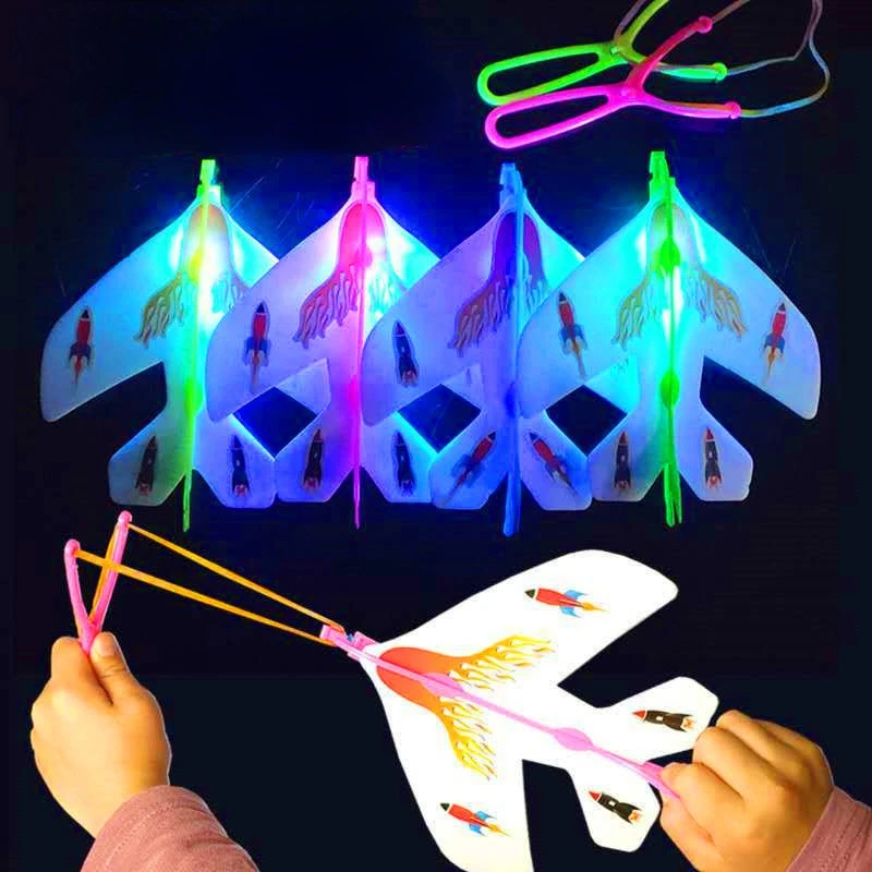 

Large Luminous Slingshot Aircraft LED Luminous Catapult Maneuvering Aircraft Stall Night Market Scenic Spot Children's Toys