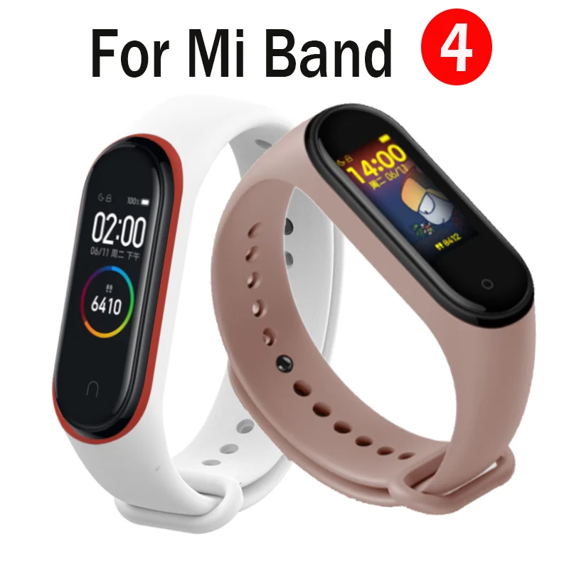 Для mi Band 4 ремешок цветной ремешок для Xiaomi mi браслет 4 Сменные аксессуары для mi Band 4 NFC силиконовый ремешок
