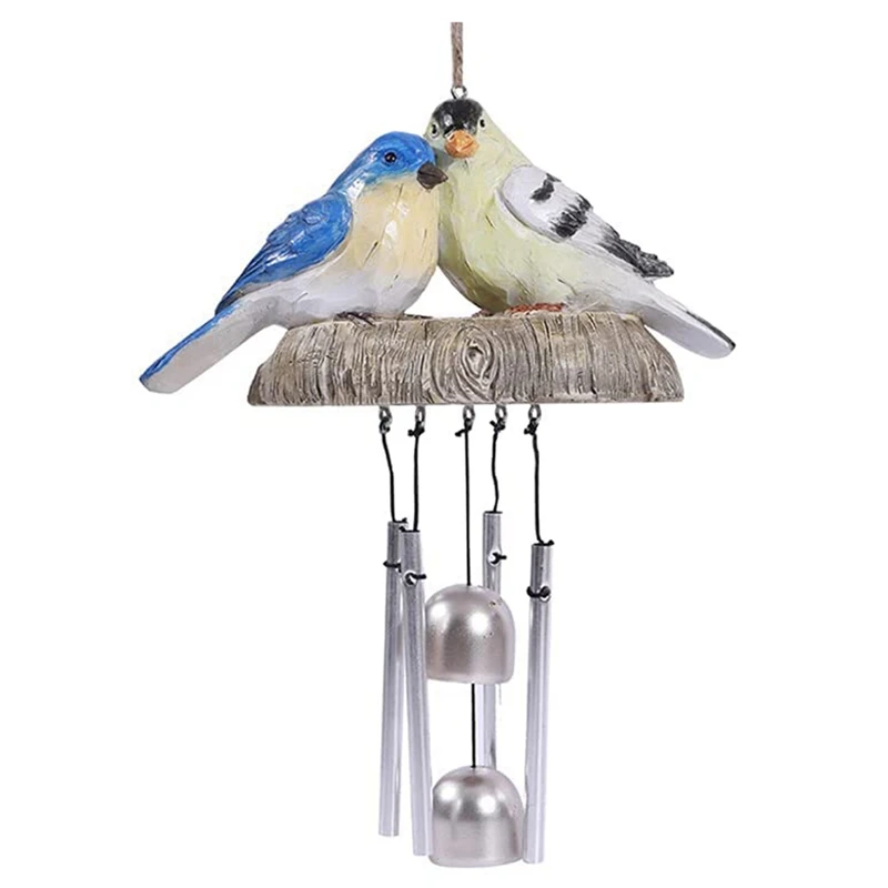 

Wind Chimes Bells,Hanging Wind Chimes,Garden Wind Chimes Outdoor,Garden Statue Sculptures Hanging Birds,for Patio Lawn