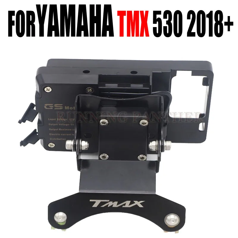 

Motorcycle Accessories Frame Bracket Support Stand GPS Navigation Phone Holder For YAMAHA TMAX 530 T-MAX 530 2017-2019