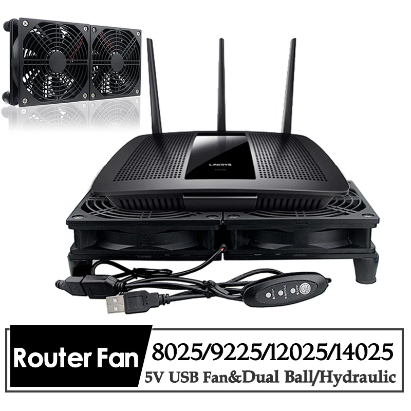 Беспроводной бесшумный охлаждающий вентилятор Gdstime 5 в пост. Тока 120 мм 240 12