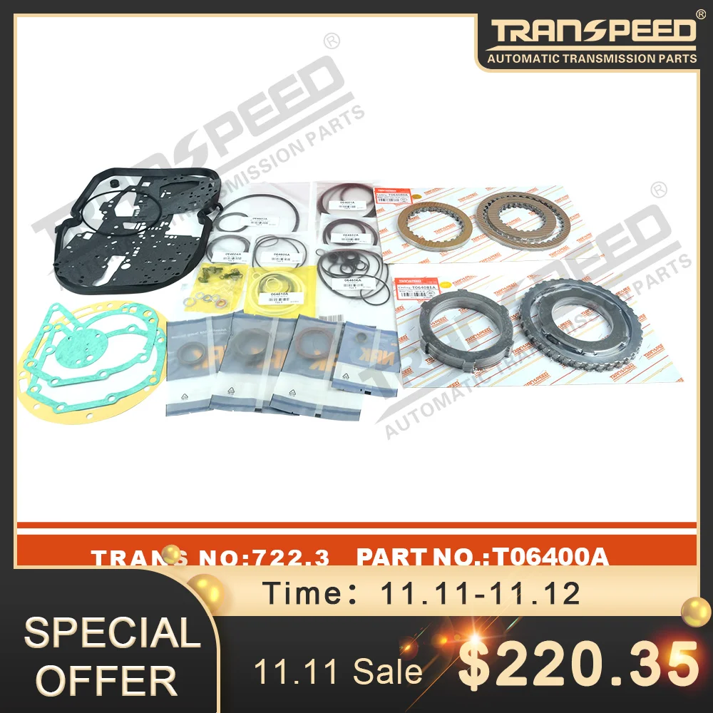 

TRANSPEED 722.5 Auto Master Rebuild Gasket Kit Transmission Overhaul Kits