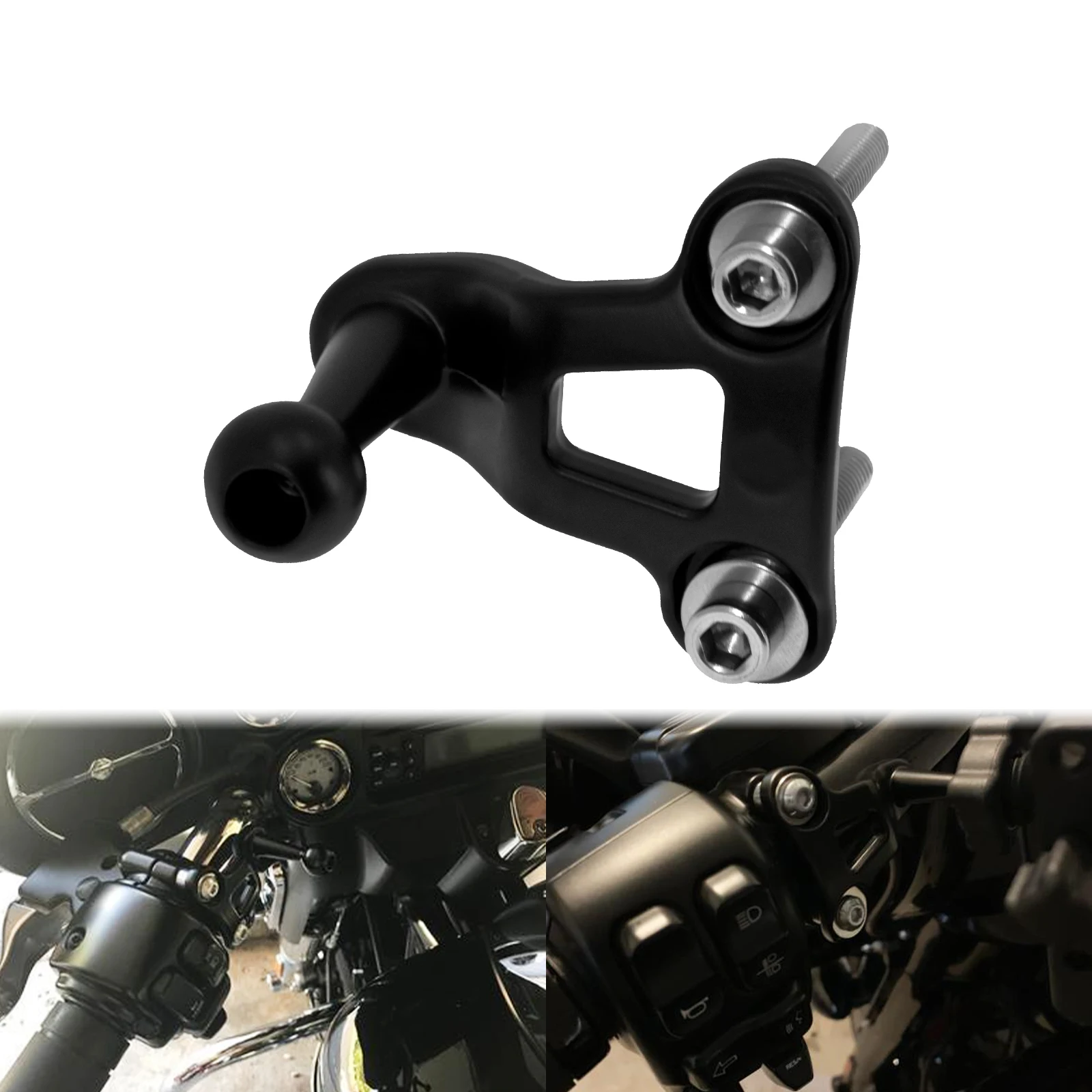 Универсальный держатель для телефона на руль кронштейн GPS навигатора мобильного