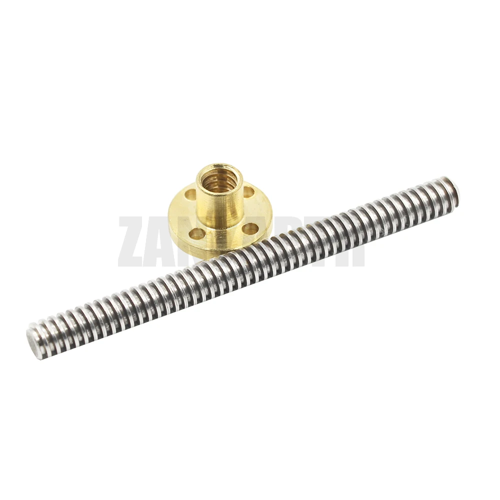 3D принтер и CNC Lead 2 мм THSL 500 8D 200/300/400/500 Т образный шаговый двигатель трапециевидный