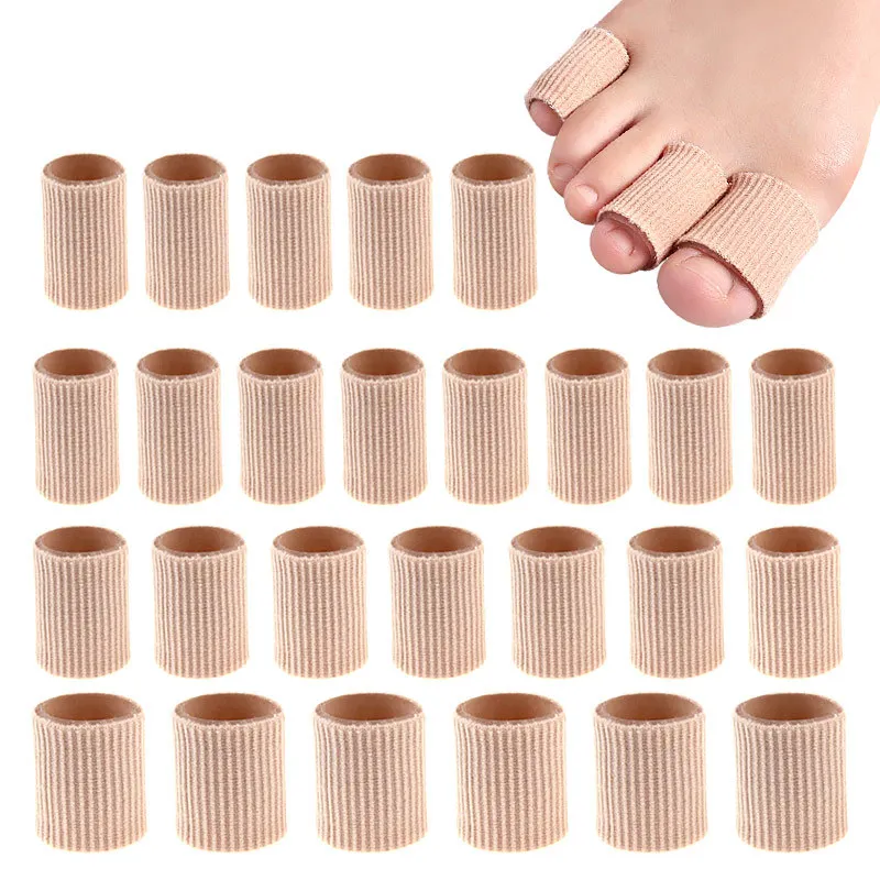 

Fiber Gel Toe Pad For Men Women Corn Pad Anti-wear Pain Relief Overlapped Toe Inserts Foot Callus Care Shoes Accessories
