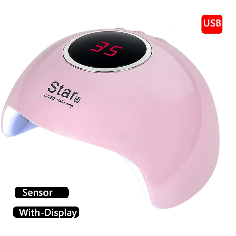 УФ лампа для маникюра Star 6 СВЕТОДИОДНЫЙ светильник сушки ногтей гель всех видов