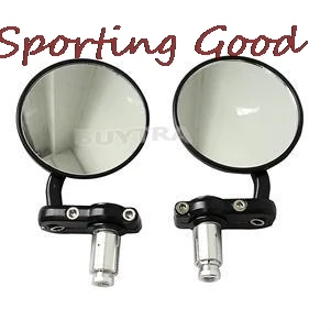 

Hot Motorcycle 3" Round 7/8" Handle Bar Mirrors High Quality Personalized Motorcycle Racer Aluminum Mirrors