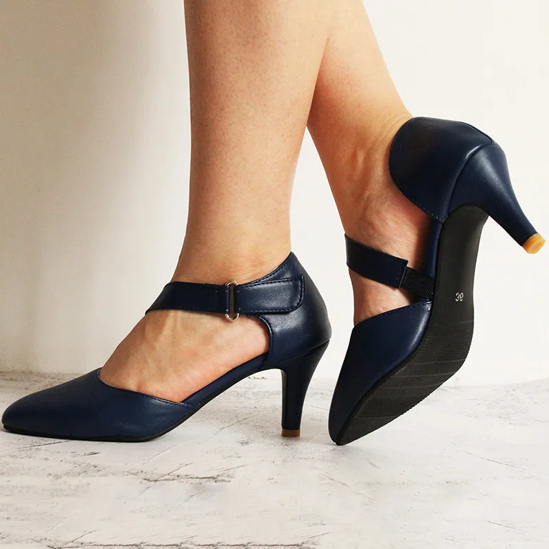 

Туфли-лодочки женские на высоком каблуке, с острым носком, большого размера