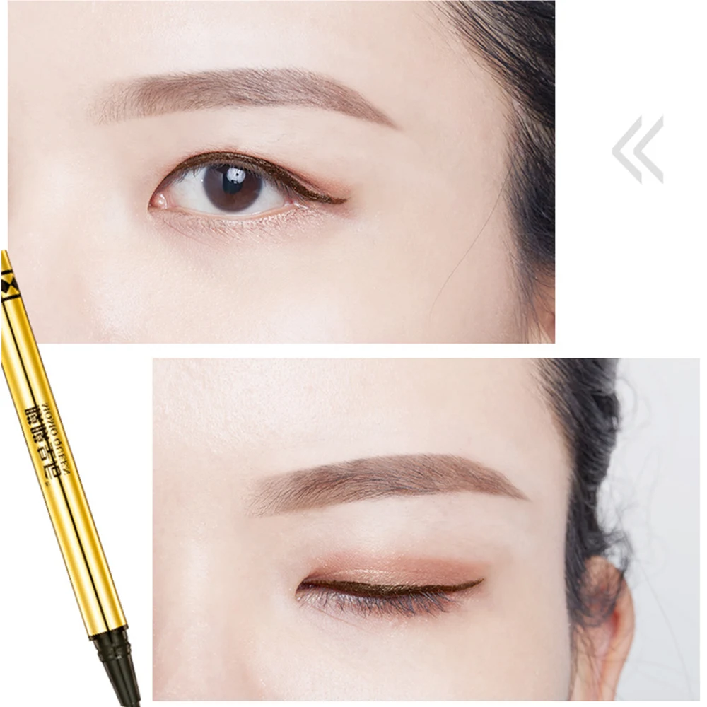 

Natural Smooth Waterproof Long Lasting Eye Liner Pencil Small Gold Pen Quick-drying Eyeliner Liquid Eye Pencil Cosmetic Tools