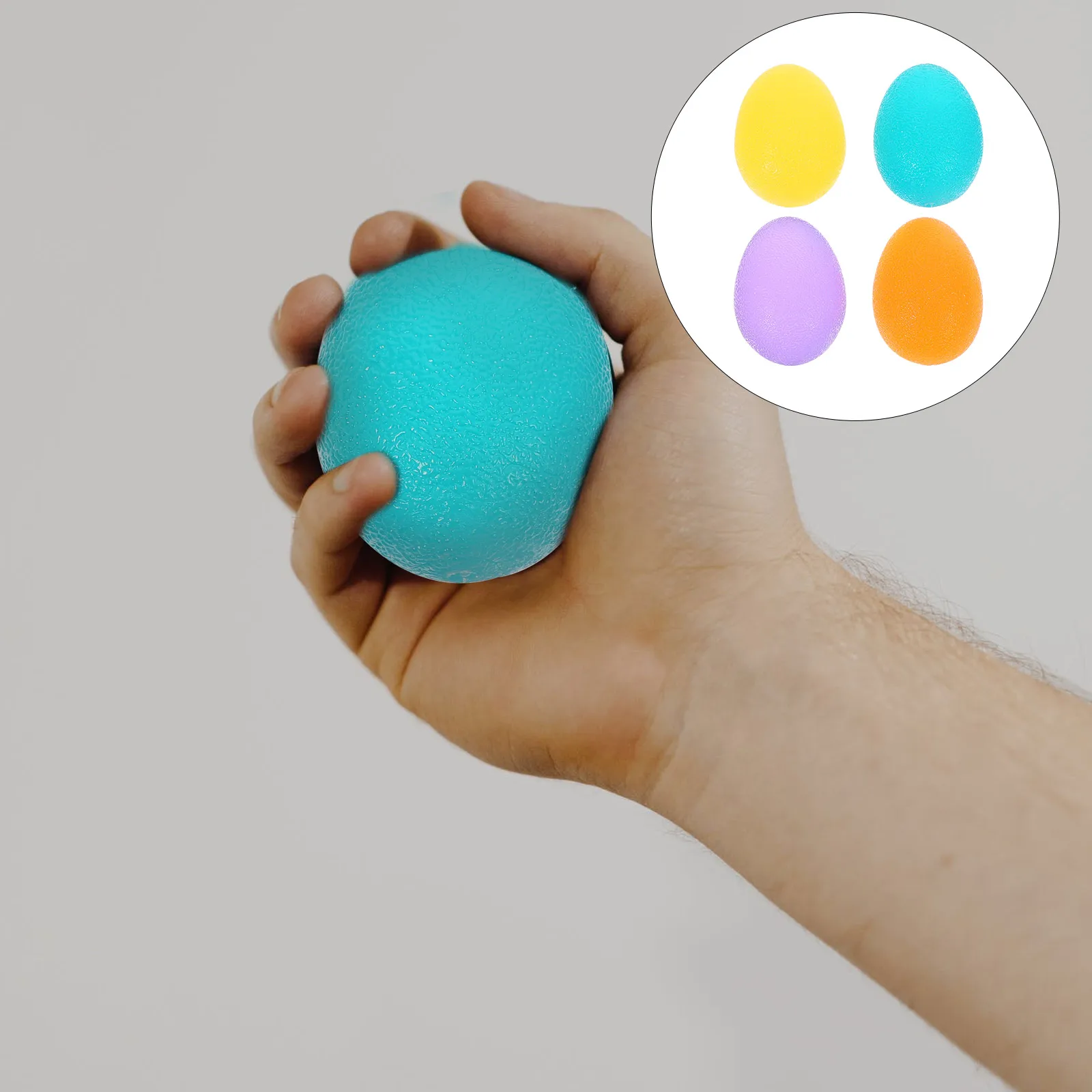 

4pcs Simple Grip Ball Durable Finger Exercise Ball Finger Strength Exercise Ball