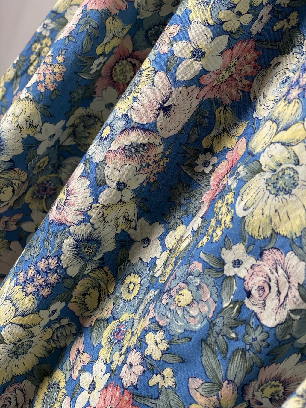 

2021 New Early Spring Women Cotton High Waist A-Line Skirt Japan Style Mori Girl Print Women Skirt
