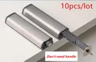 10 шт.лот стоппер для двери шкаф ловит нержавеющая сталь нажмите, чтобы открыть сенсорный демпфер буферы мягкий тихий ближе мебельная фурнитура