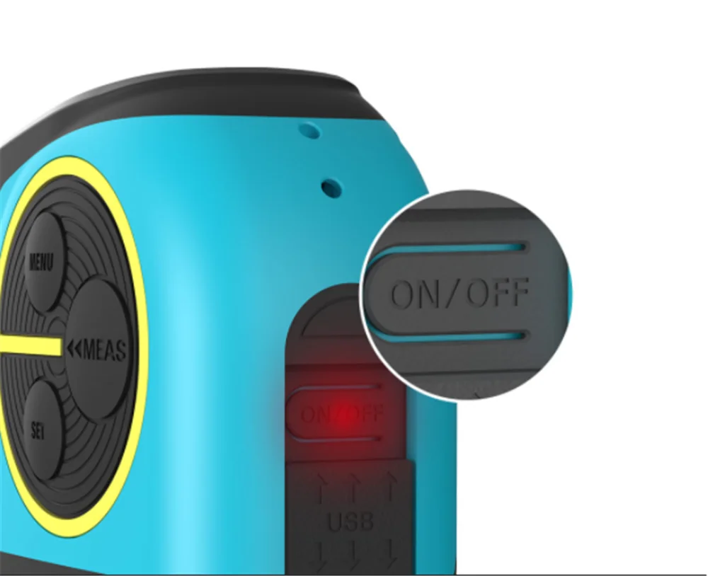 Xiaomi Youpin USB зарядка лазерная рулетка многофункциональное измерение хранение данных Высокоточный ЖК-цифровой дисплей