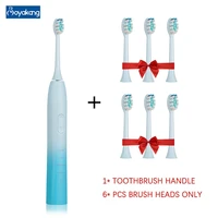 boyakang smart ultrasonic electric toothbrush smart timing ipx8 waterproof dupont bristles type c charging adult byk023