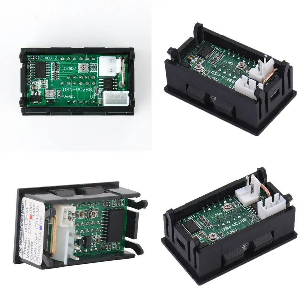 

Mini Led Digital Voltmeter Ammeter DC100V 50/100A Panel Amp Volt Voltage Current Meter Tester Detector Dual LED Display Auto Car