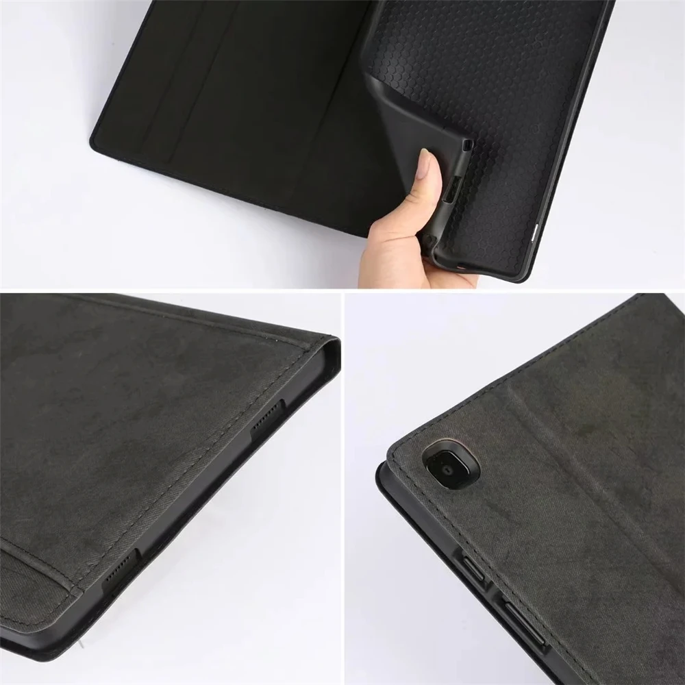

Tablet Case for Samsung Galaxy Tab A7 10.4" 2020 Soft TPU Back Stand Cover for Samsung Galaxy Tab A7 SM-T500 SM-T505 SM-T507+Pen