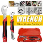 Набор гаечных ключей из углеродистой стали, универсальные ключи 9-32 мм, многофункциональный портативный Динамометрический ключ с храповым механизмом, ручные инструменты с коробкой