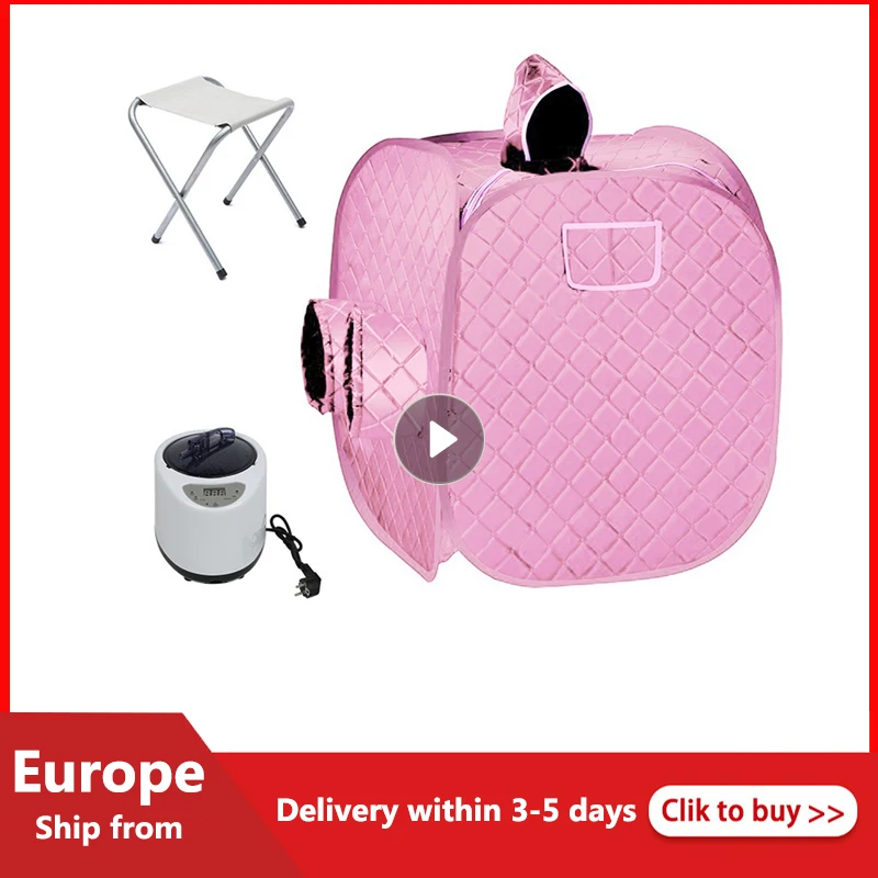 

Portable Folding Steam Home Larger Tent Spa Room Sauna Generator Cabin Box Without Steamer For People Household Weight Loss HWC