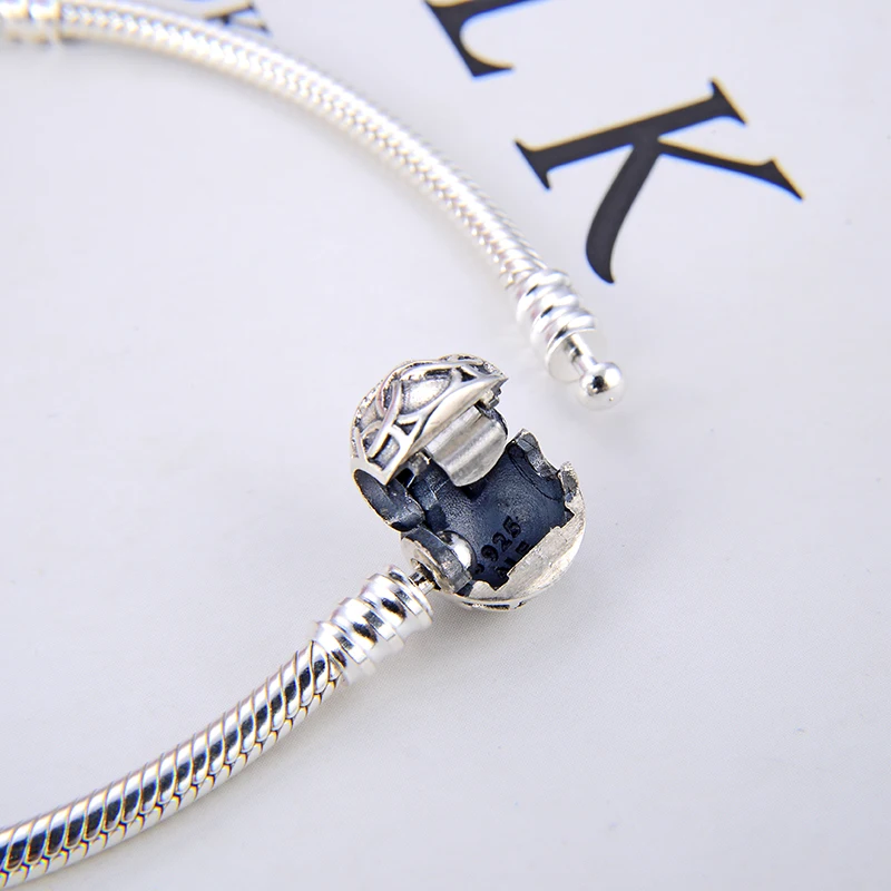 Оригинальные браслеты на основе змеиной цепи Аутентичные из 925 пробы серебра для