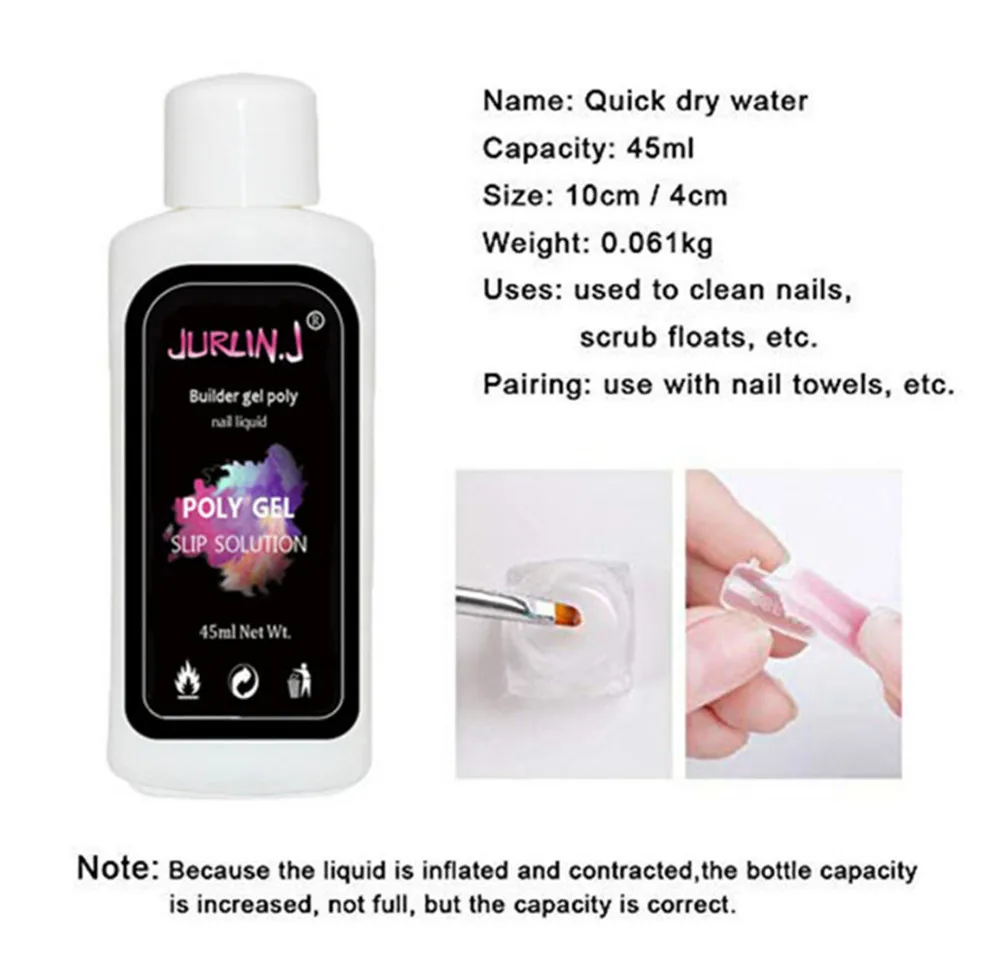 ENASUI Quick Extension Nail Gel Nail Builder Extend Gel Led Lamp 9Pcs/Kit Pink UV LED Gel Poly Polish Building Soak off Gel Kit