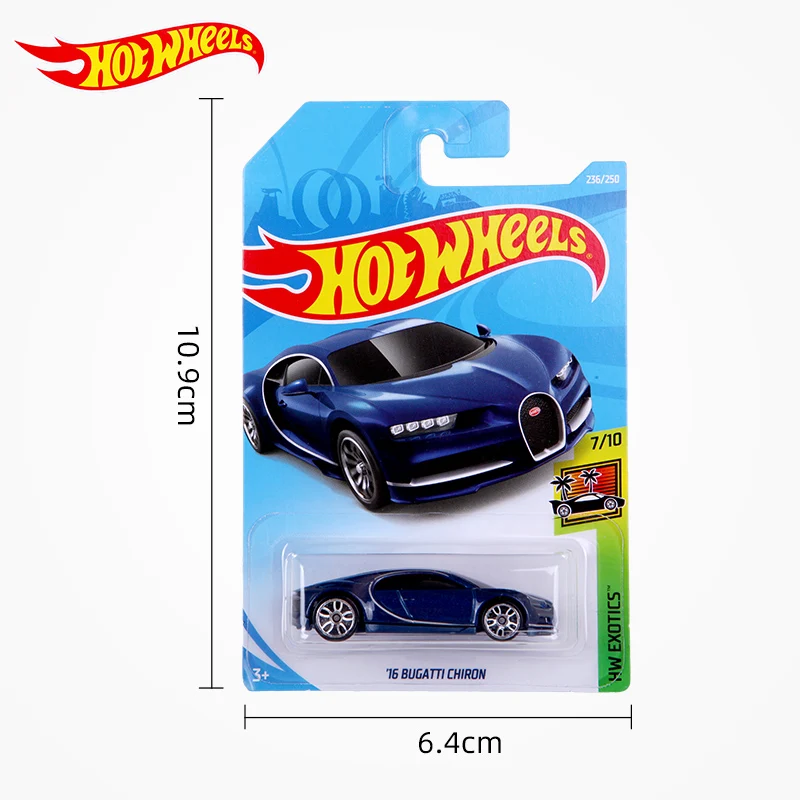 Горячее колесо 1:64 Buggati (16 Buggatichiron) (супер машина) HW EXOTICS Коллекционная версия