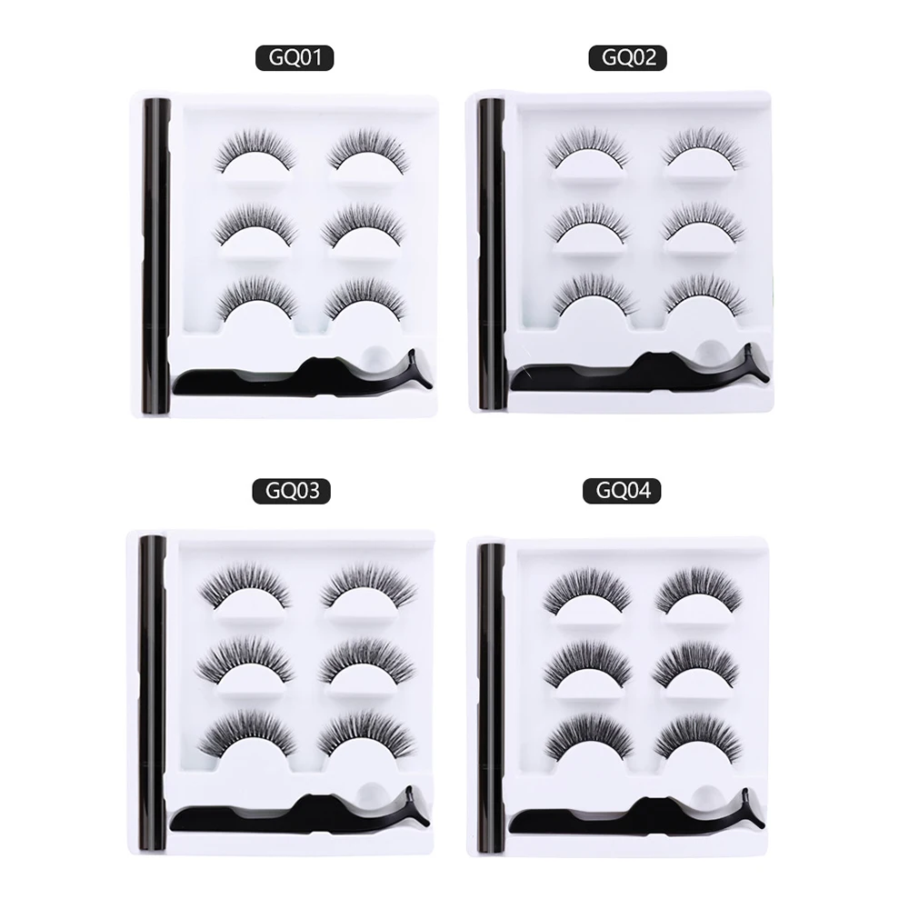 Новинка самоклеящаяся подводка для глаз набор ресниц водоСТОЙКАЯ и не Цветущая