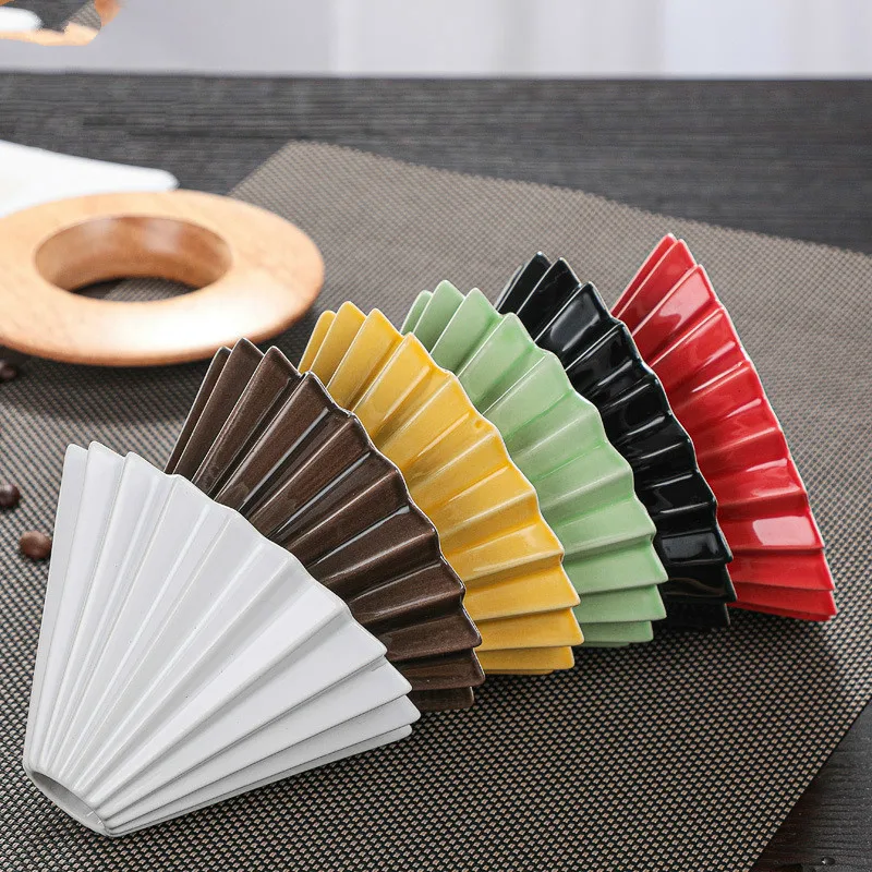 

Ceramic Coffee Maker Espresso V60 Drip Coffee Coffee Filter Cup Cloud Pot Coffee Coffeepot Multi-Color Coffee Funnel