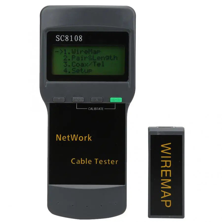 Портативный RJ45 сетевой кабель метр тестер ЖК-дисплей Дисплей LAN телефонный
