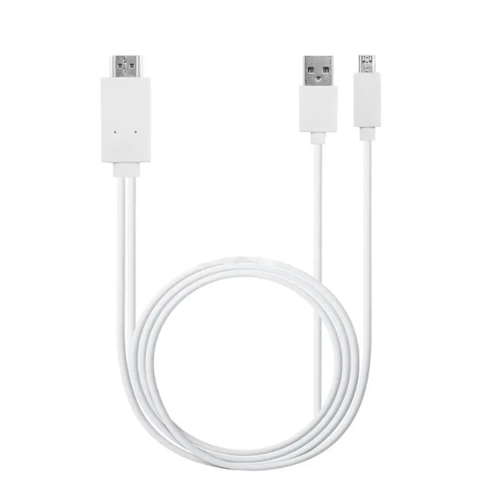 

1M 1080P HD TV Digital AV Adapter HDMI-compatible Cable USB Code and Female Android Converter Male HD Smartphone Video tv 2 Q6V2