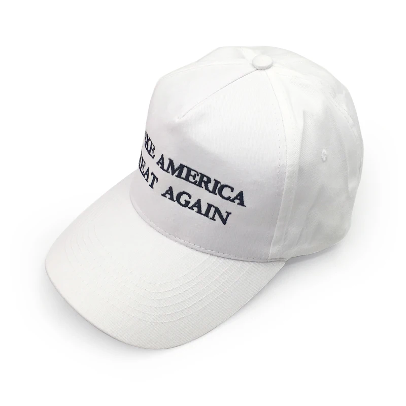 White Кепка с вышивкой Make America Great agne, мужская и женская бейсболка, хип-хоп кепка, бейсболка с регулировкой, солнцезащитные кепки, унисекс, уличная одежда - Цвет: White