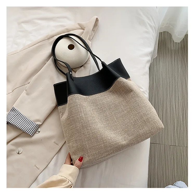 Модная женская сумка на плечо из искусственной кожи лоскутный тоут