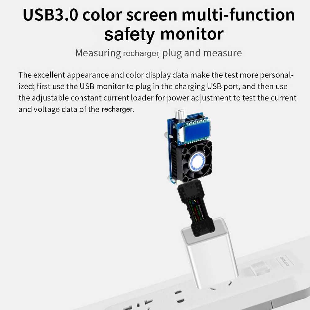 FNB18 USB тестер цветного экрана DC Цифровой вольтметр Амперметр измеритель тока