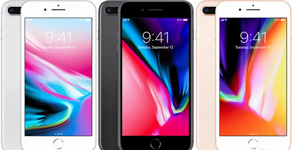 Разблокированный смартфон Apple iPhone 8Plus LTE ram 3 ГБ rom 64/256 ГБ Hexa Core 12.0MP 5," iOS с отпечатком пальца