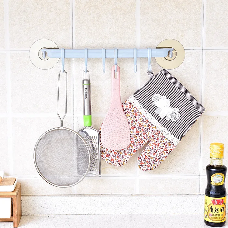

Kitchen Bathroom Hook Rack Double Suction Cup Towel Rack Hook Holder Lock Type Sucker Adjustable Double Cup Strong Hanging Hook