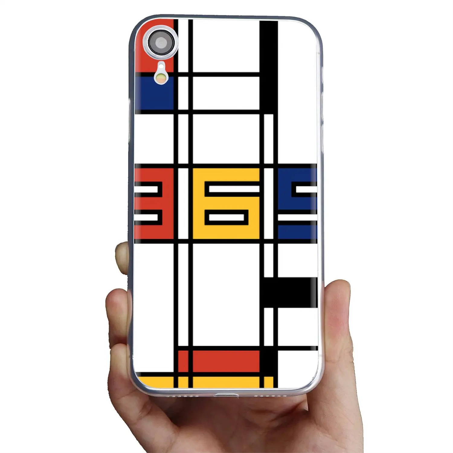 Оригинальный силиконовый чехол mondrian art Для Xiaomi Mi A1 A2 A3 5X 6X 8 9 9t Lite SE Pro Max Mix 1 2 3 2S |