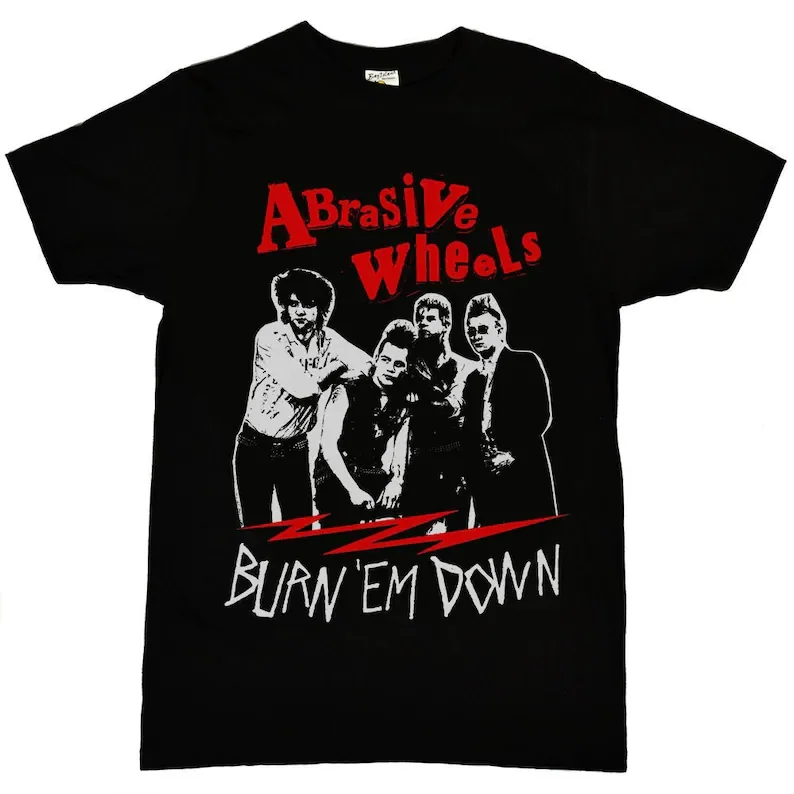 

Abrasive Wheels T-Shirt Punk Rock Street Punk Fashion Men's T-Shirts For Men