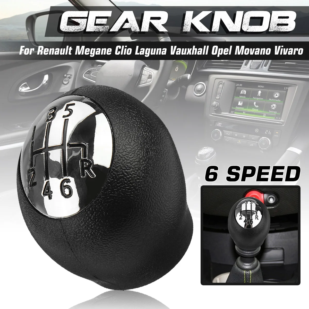 6 скоростей ручной рукоятка для рычага переключения передач переключатель