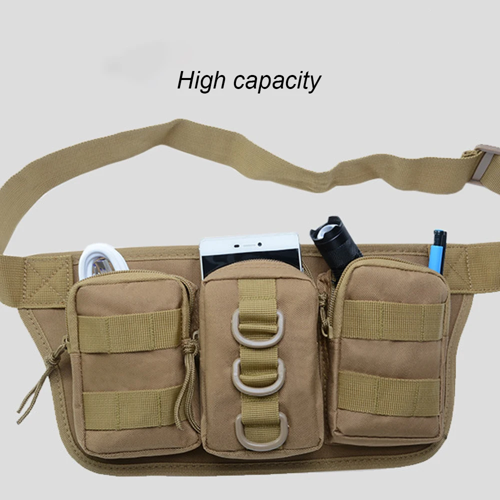 

Multifunction Bag Tactical Fanny Pack Waist Pouch Scratch Resistant Waterproof Military Bag For Oxford Cloth Hunting Equipment