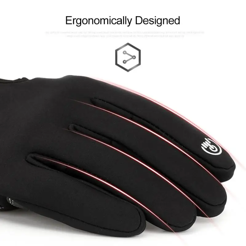 Unisex Touchscreen Winter Thermal Warm Cycling Bicycle Bike Ski Outdoor Camping Hiking Motorcycle Gloves Sports Full Finger