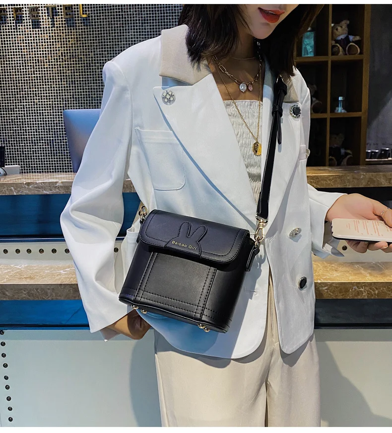 

Beibao popular small bag women's summer 2021 new fashion women's Bag Messenger Bag niche one shoulder versatile cute