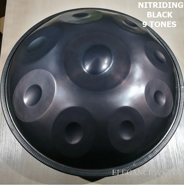 Рекомендуется для начинающих 9 тонов Handpan Drum D minor alloy handwork HandPan ручная работа образец барабана HandPan Сумка подставка для барабана